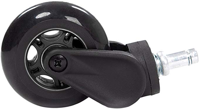 ACCESSORIES: Roller Caster Wheels for Replacement - Black (Set of 5)